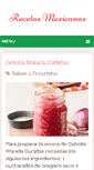 Mobile Screenshot of irecetasmexicanas.com